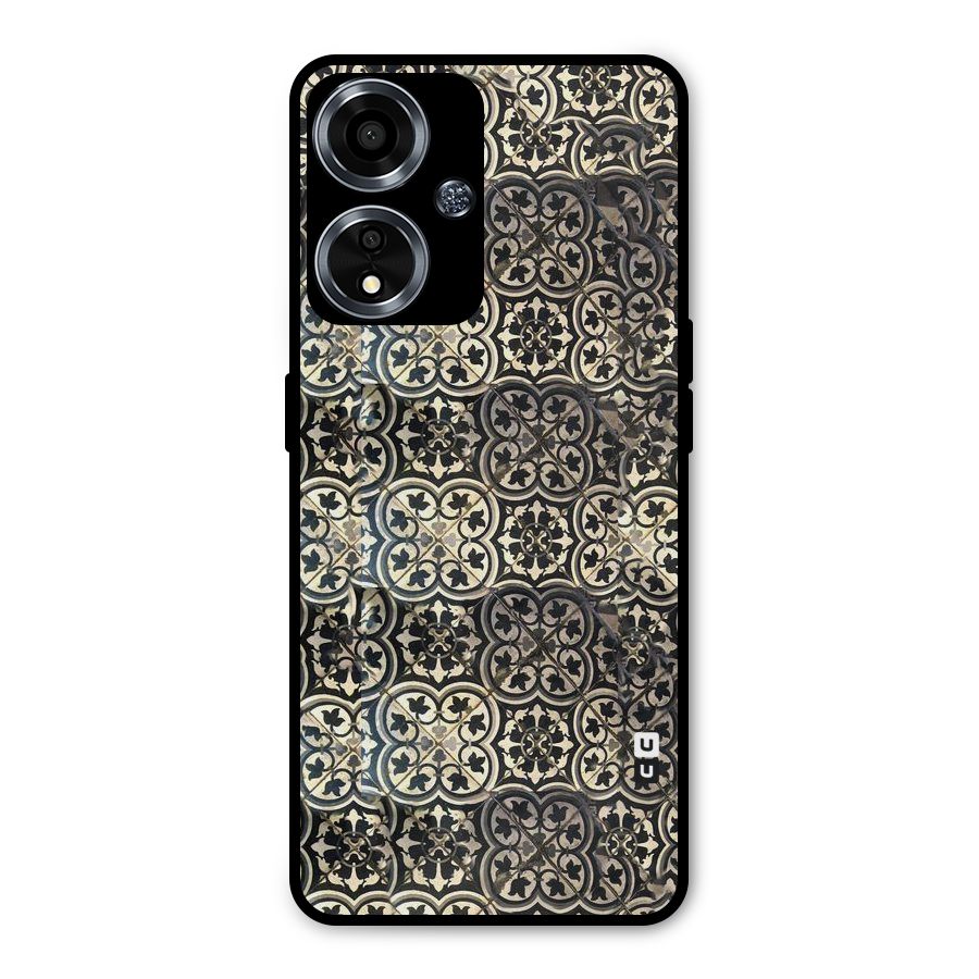 Abstract Tile Metal Back Case for Oppo A59