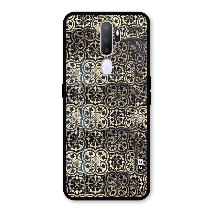 Abstract Tile Metal Back Case for Oppo A9 (2020)