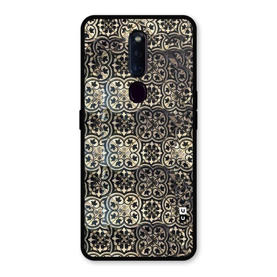 Abstract Tile Metal Back Case for Oppo F11 Pro