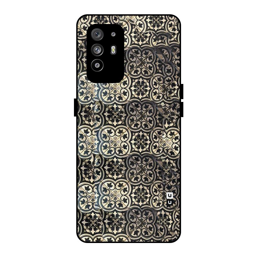 Abstract Tile Metal Back Case for Oppo F19 Pro Plus 5G