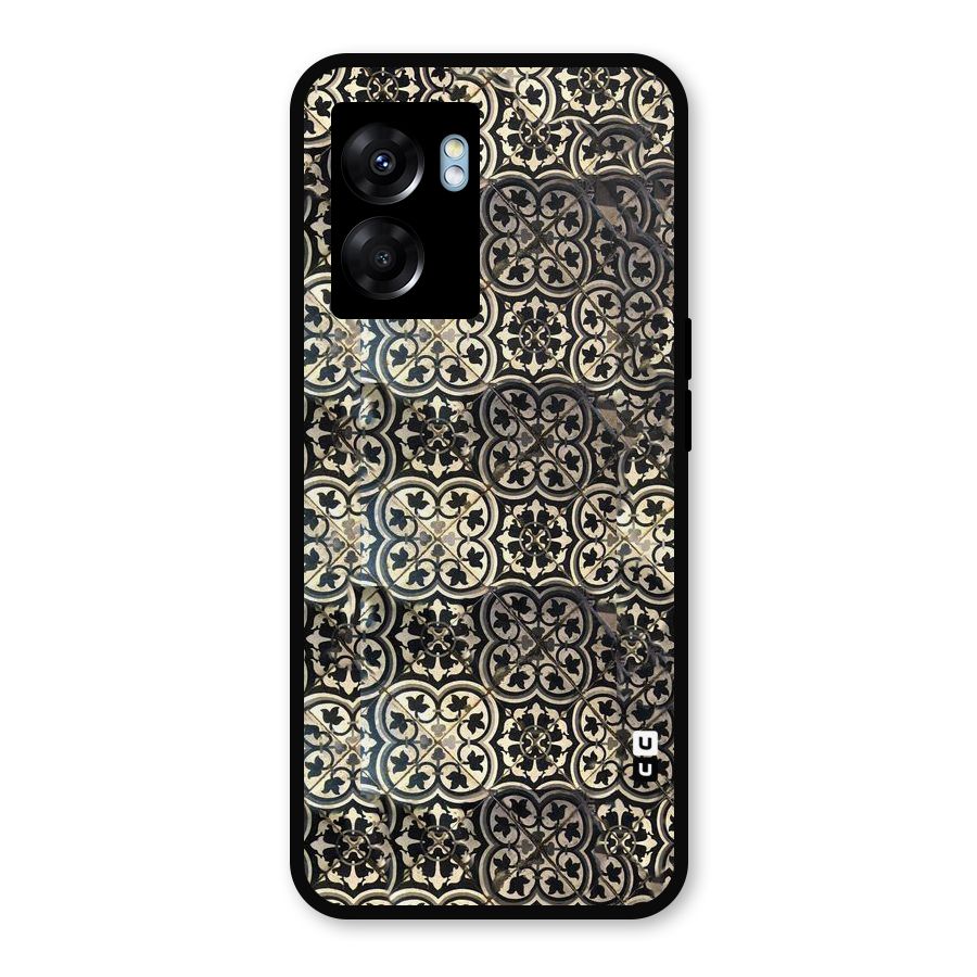 Abstract Tile Metal Back Case for Oppo K10 (5G)