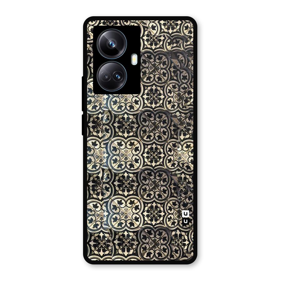 Abstract Tile Metal Back Case for Realme 10 Pro Plus
