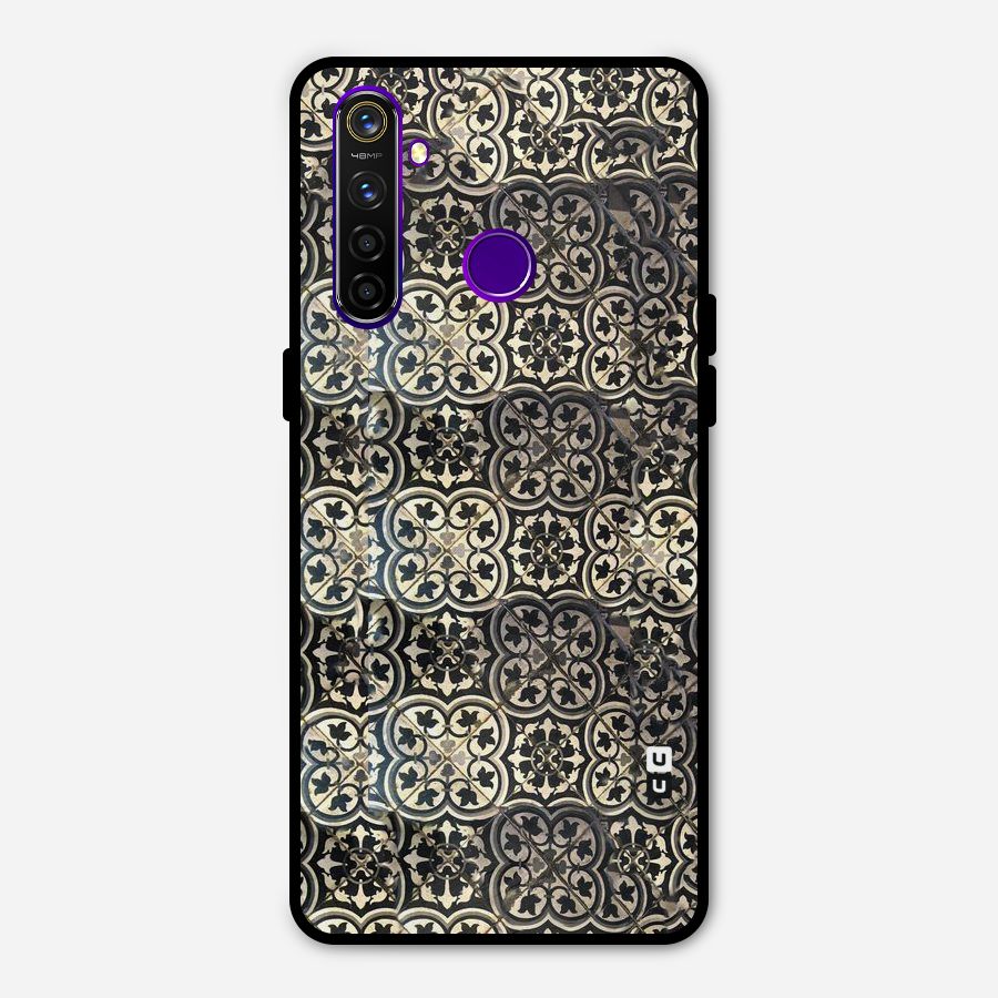 Abstract Tile Metal Back Case for Realme 5 Pro