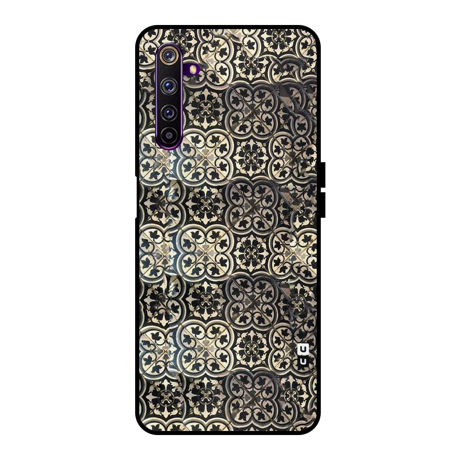 Abstract Tile Metal Back Case for Realme 6 Pro