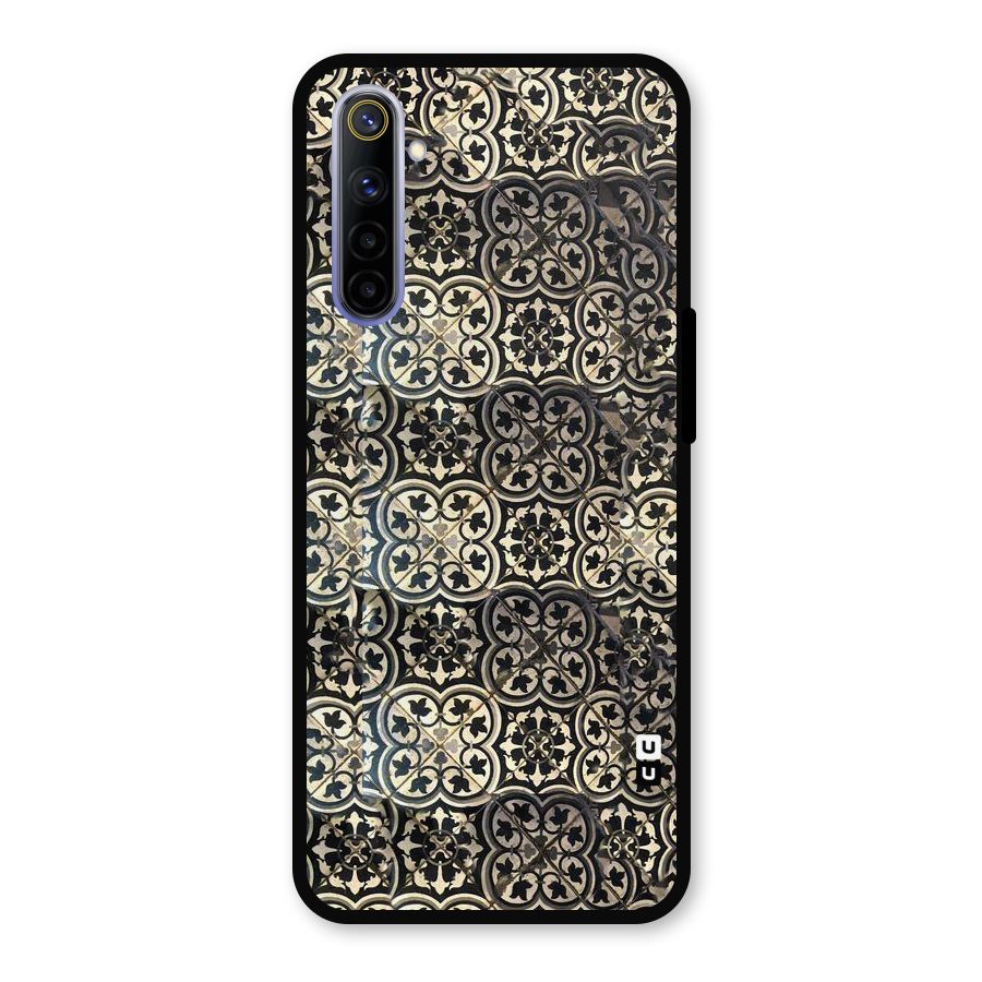 Abstract Tile Metal Back Case for Realme 6i