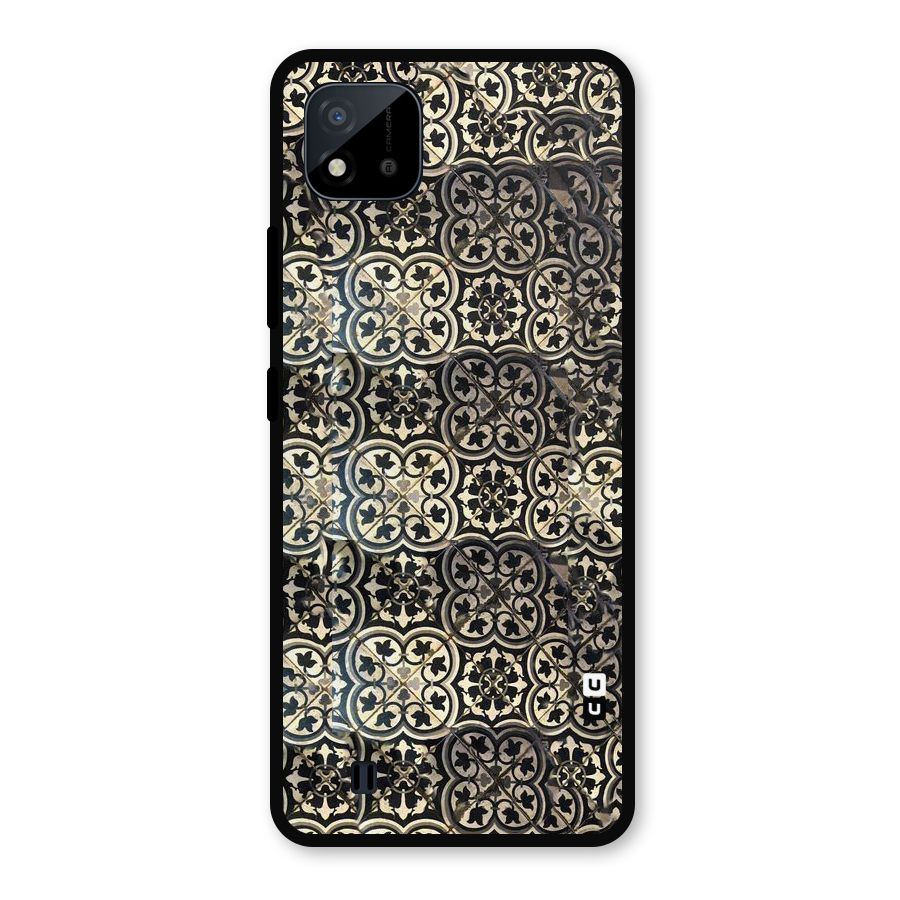Abstract Tile Metal Back Case for Realme C11 2021