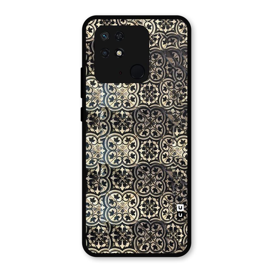 Abstract Tile Metal Back Case for Redmi 10
