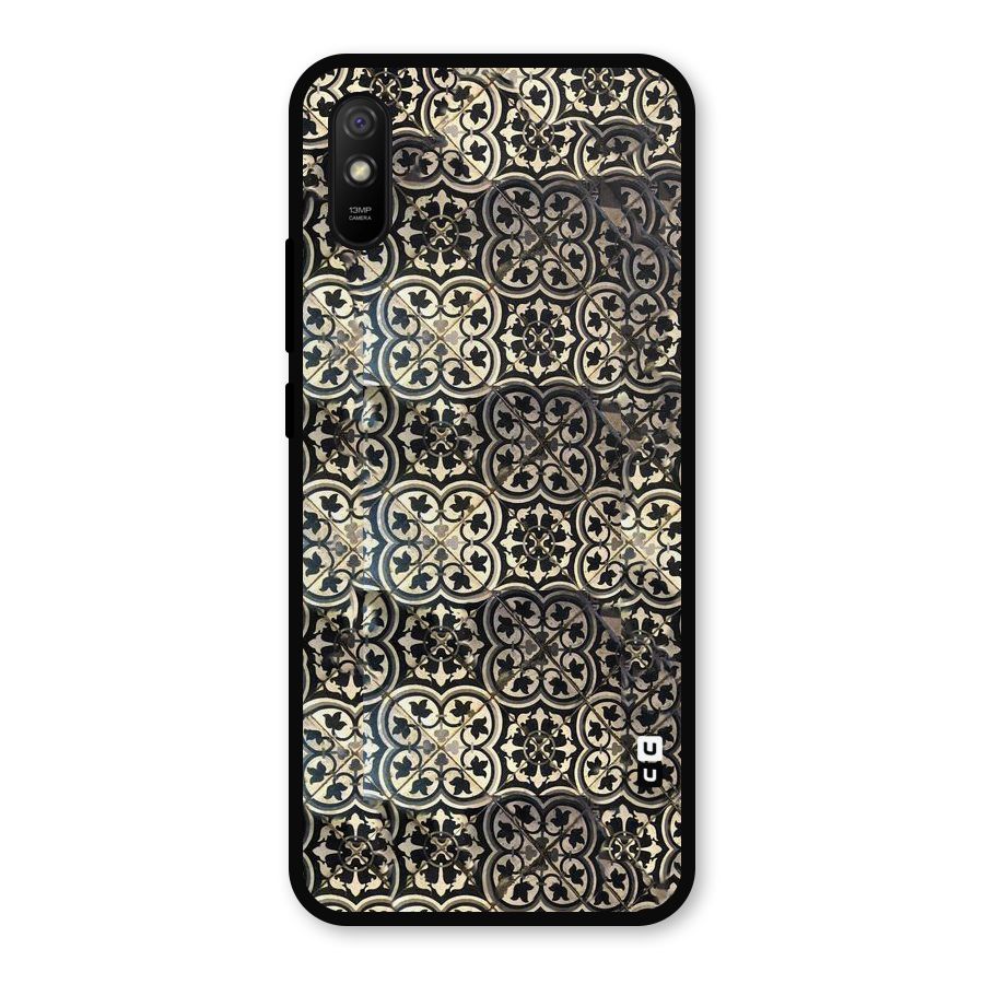 Abstract Tile Metal Back Case for Redmi 9a