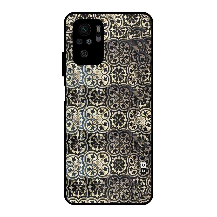 Abstract Tile Metal Back Case for Redmi Note 10S