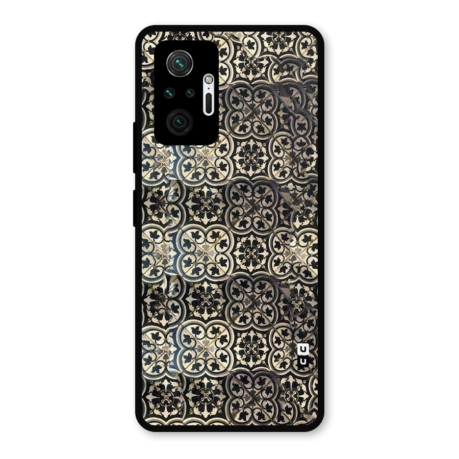 Abstract Tile Metal Back Case for Redmi Note 10 Pro