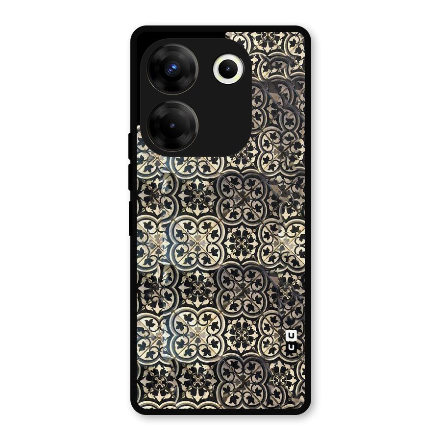 Abstract Tile Metal Back Case for Tecno Camon 20