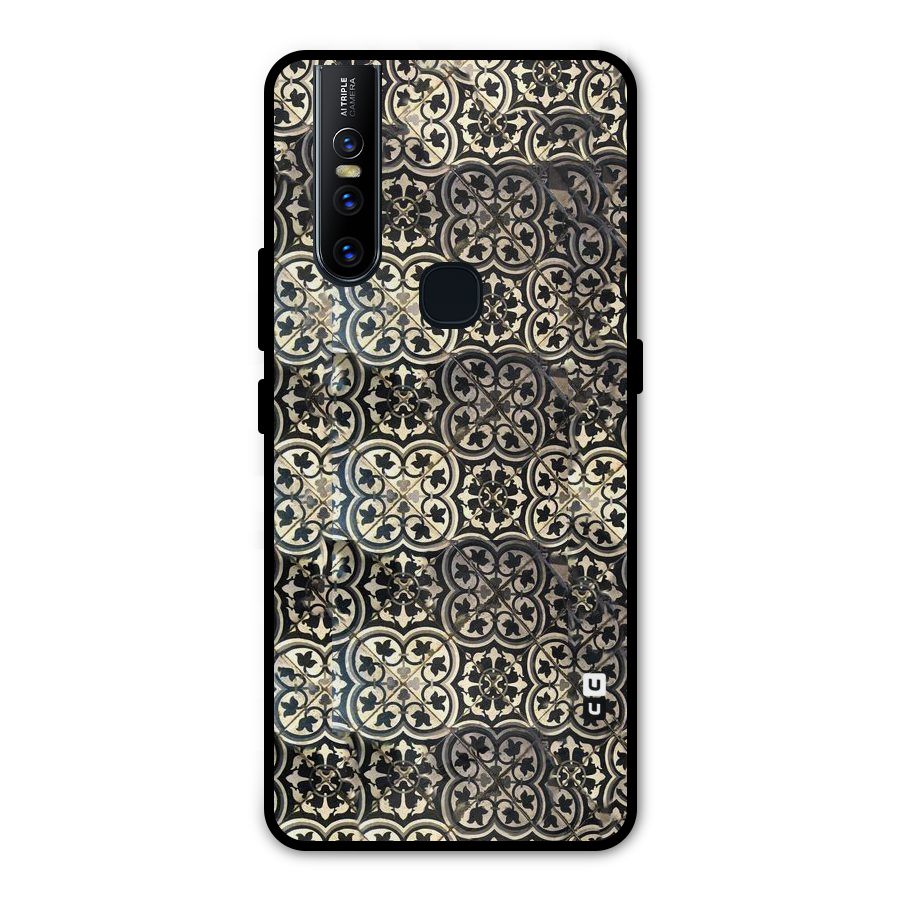 Abstract Tile Metal Back Case for Vivo V15