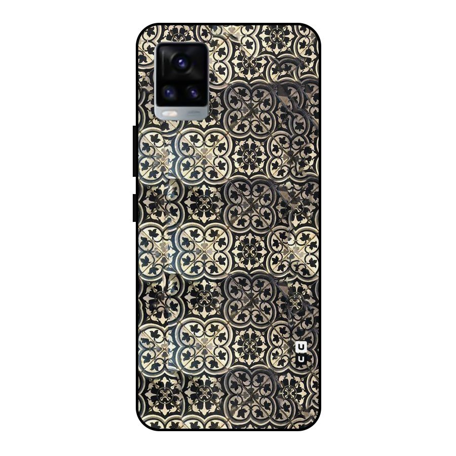 Abstract Tile Metal Back Case for Vivo V20