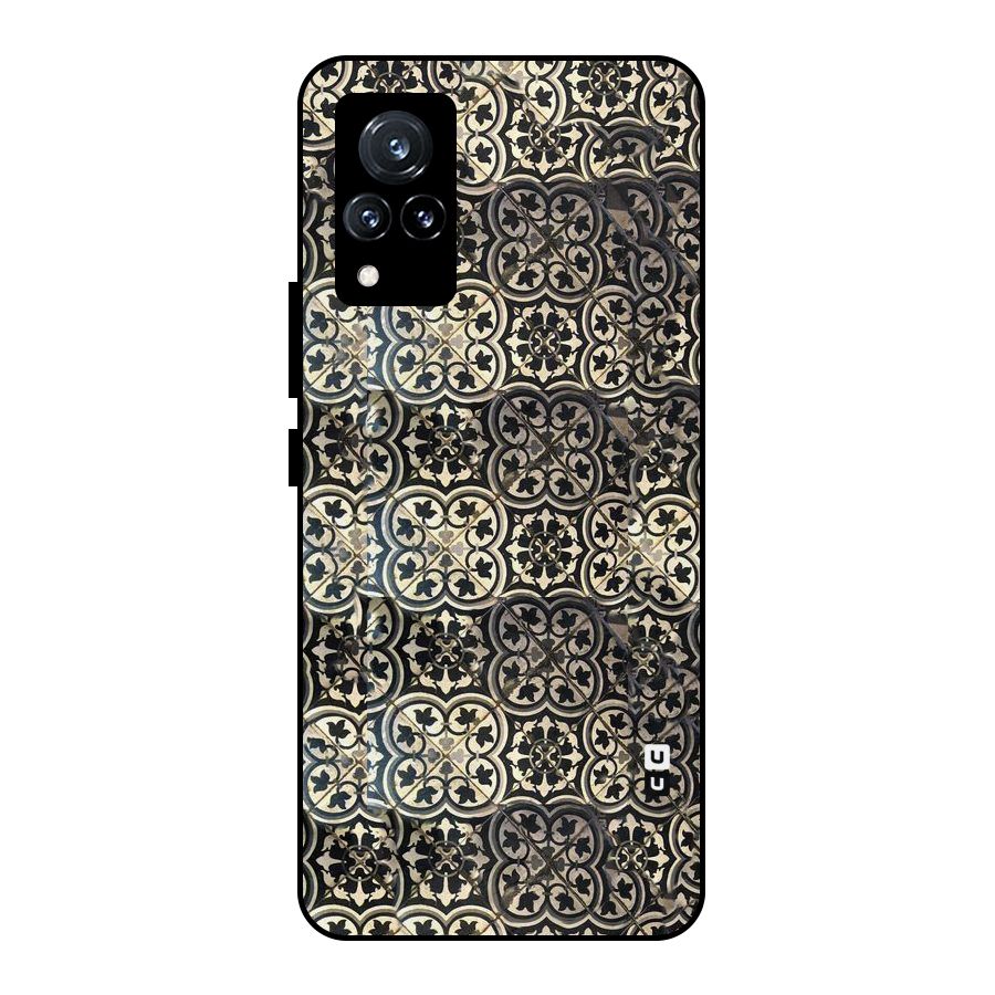 Abstract Tile Metal Back Case for Vivo V21 5G