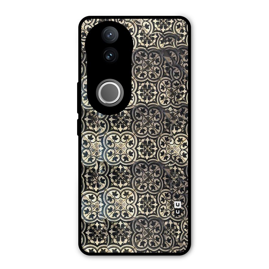 Abstract Tile Metal Back Case for Vivo V50