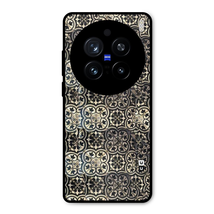 Abstract Tile Metal Back Case for Vivo X200 Pro