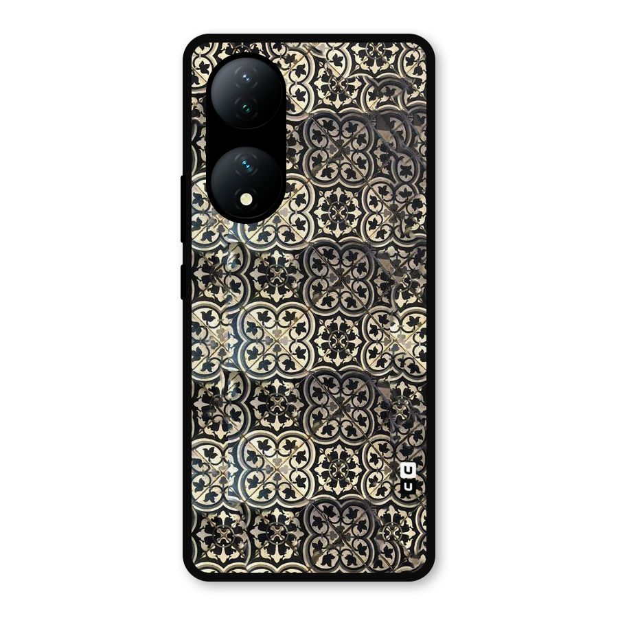 Abstract Tile Metal Back Case for Vivo Y100