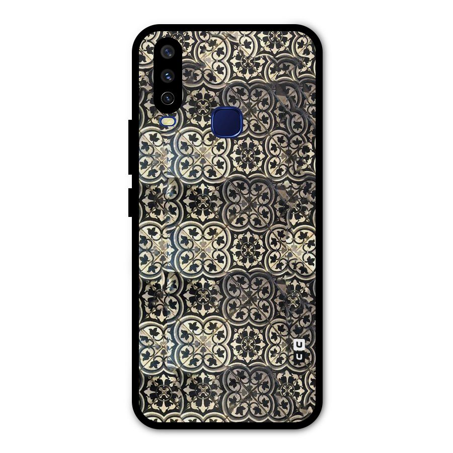 Abstract Tile Metal Back Case for Vivo Y15