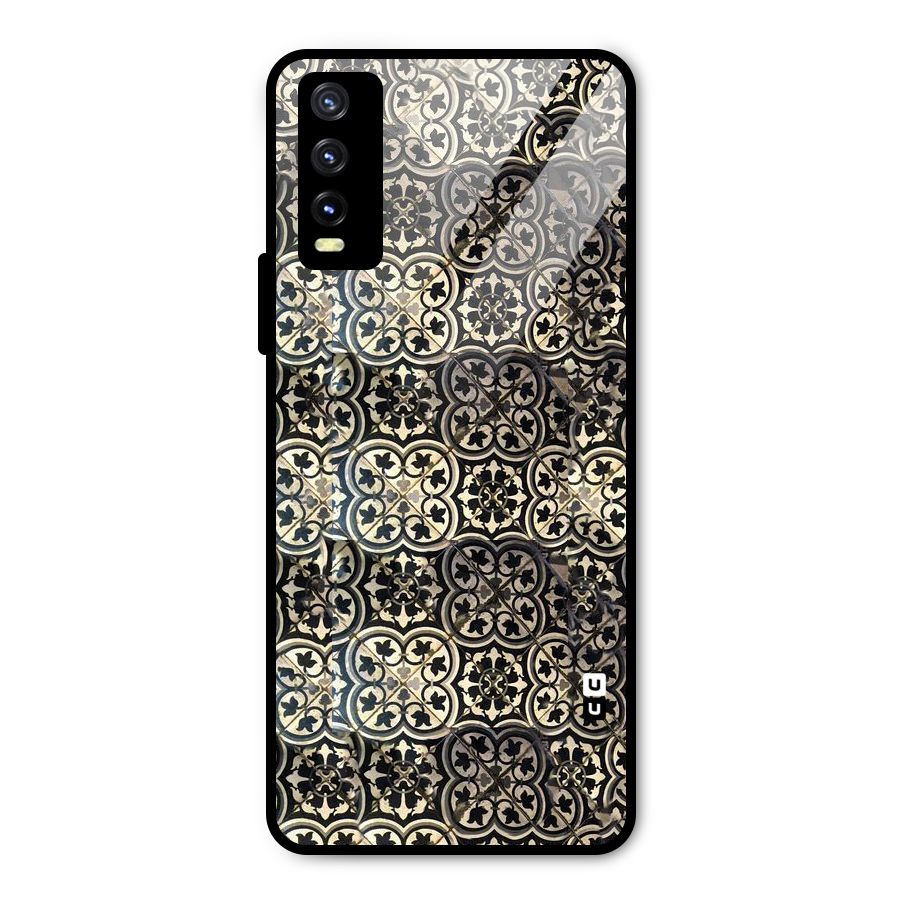 Abstract Tile Metal Back Case for Vivo Y20