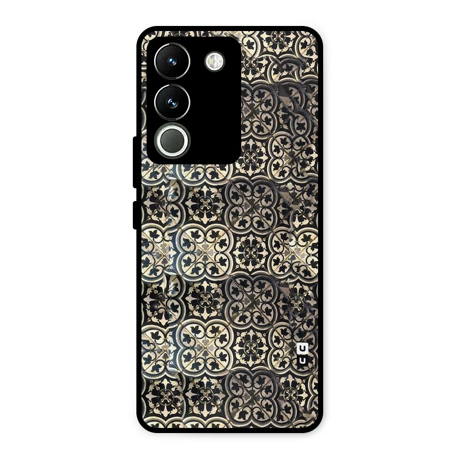 Abstract Tile Metal Back Case for Vivo Y200