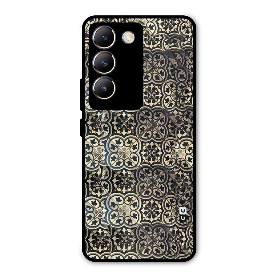 Abstract Tile Metal Back Case for Vivo Y200e
