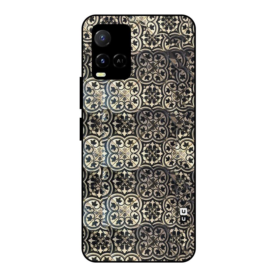 Abstract Tile Metal Back Case for Vivo Y21