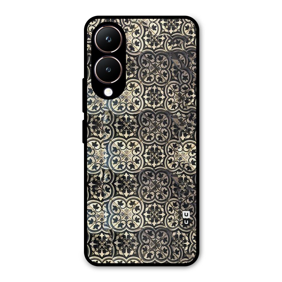 Abstract Tile Metal Back Case for Vivo Y28