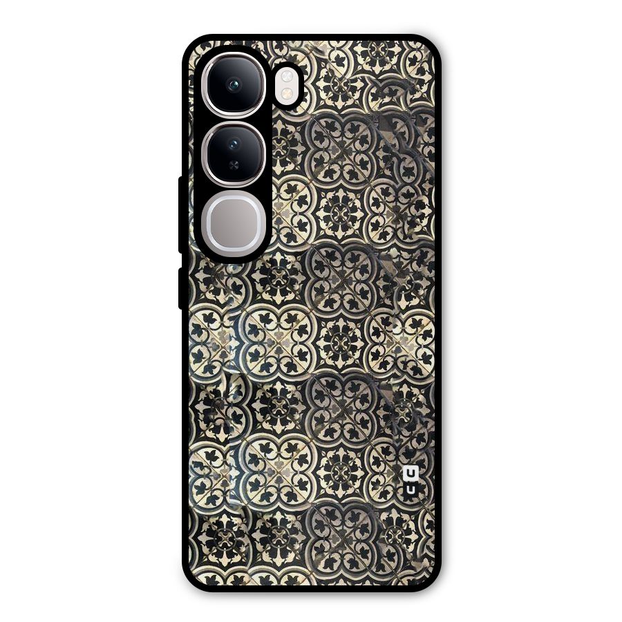 Abstract Tile Metal Back Case for Vivo Y300