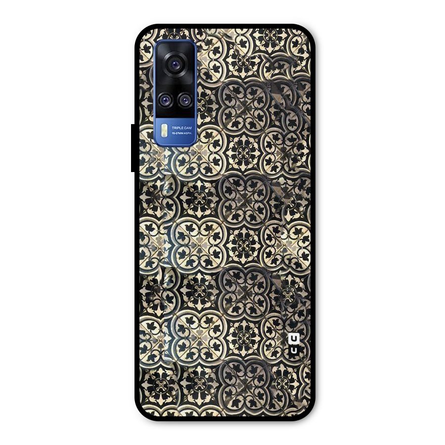 Abstract Tile Metal Back Case for Vivo Y51A