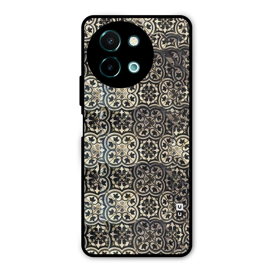 Abstract Tile Metal Back Case for Vivo Y58