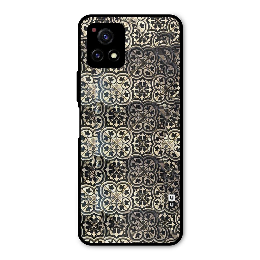 Abstract Tile Metal Back Case for Vivo Y72 5G