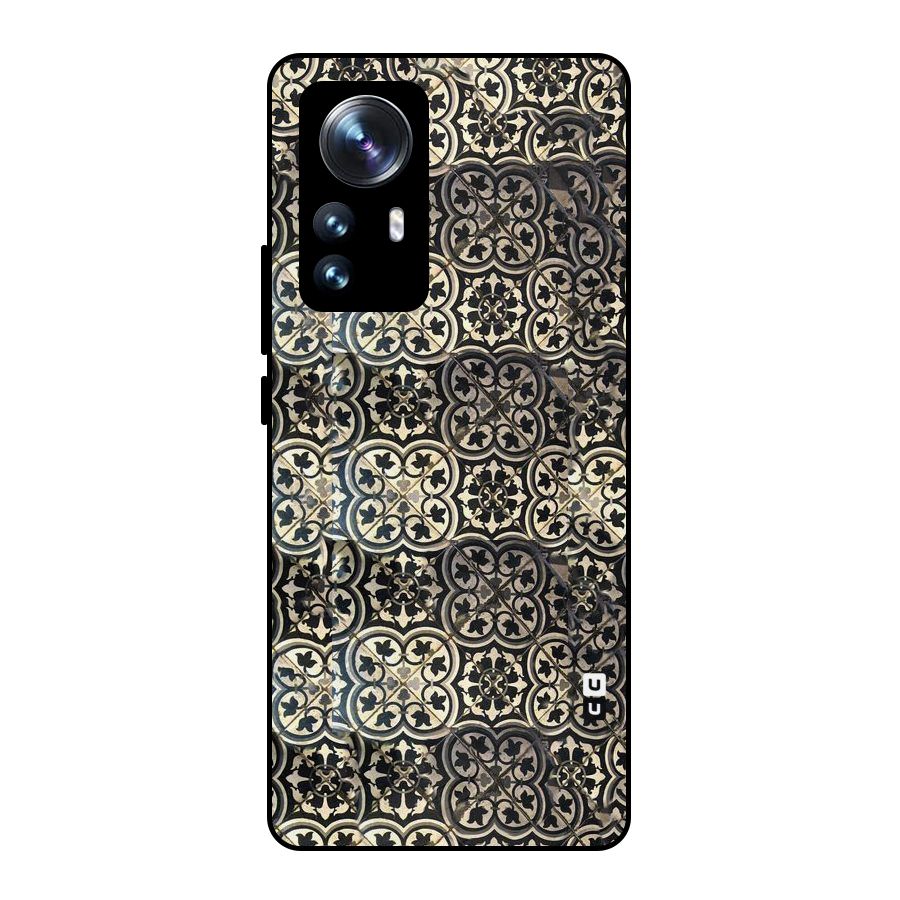 Abstract Tile Metal Back Case for Xiaomi 12 Pro