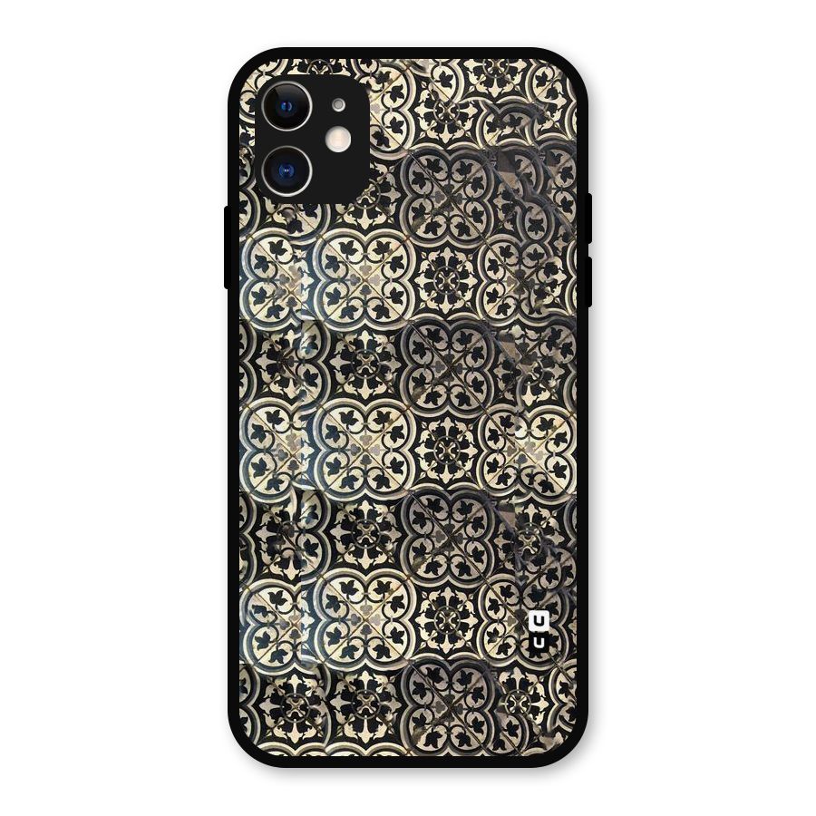 Abstract Tile Metal Back Case for iPhone 11