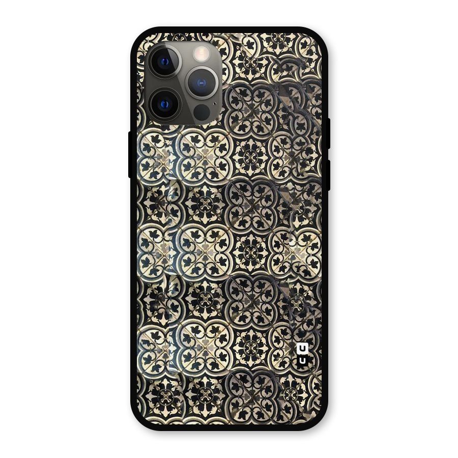Abstract Tile Metal Back Case for iPhone 12 Pro