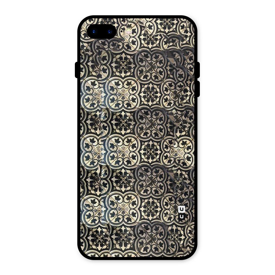 Abstract Tile Metal Back Case for iPhone 8 Plus