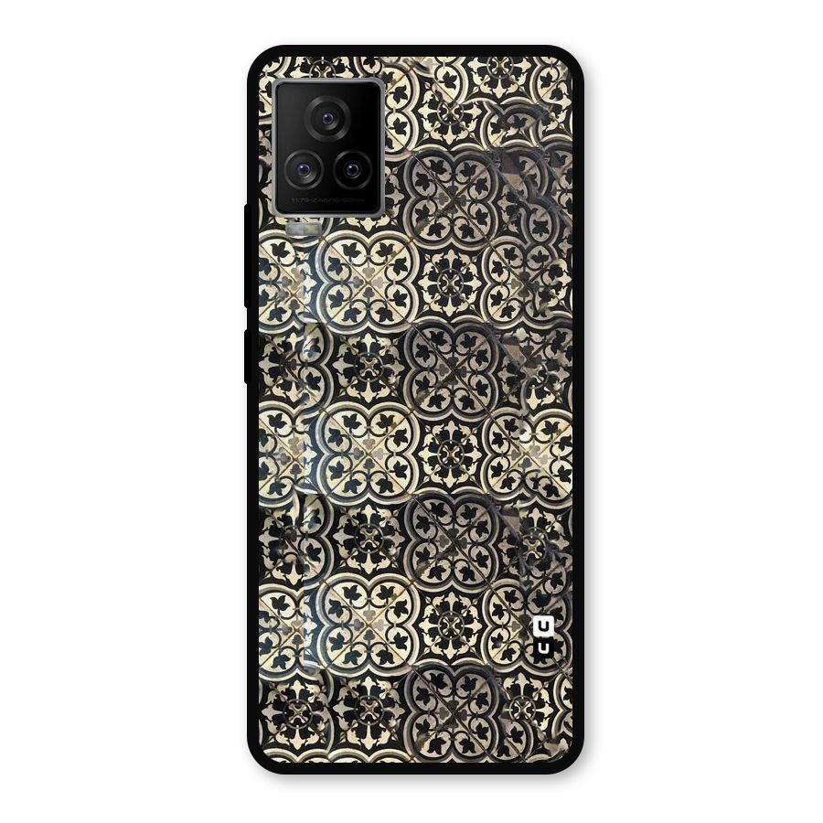 Abstract Tile Metal Back Case for iQOO 7 Legend 5G