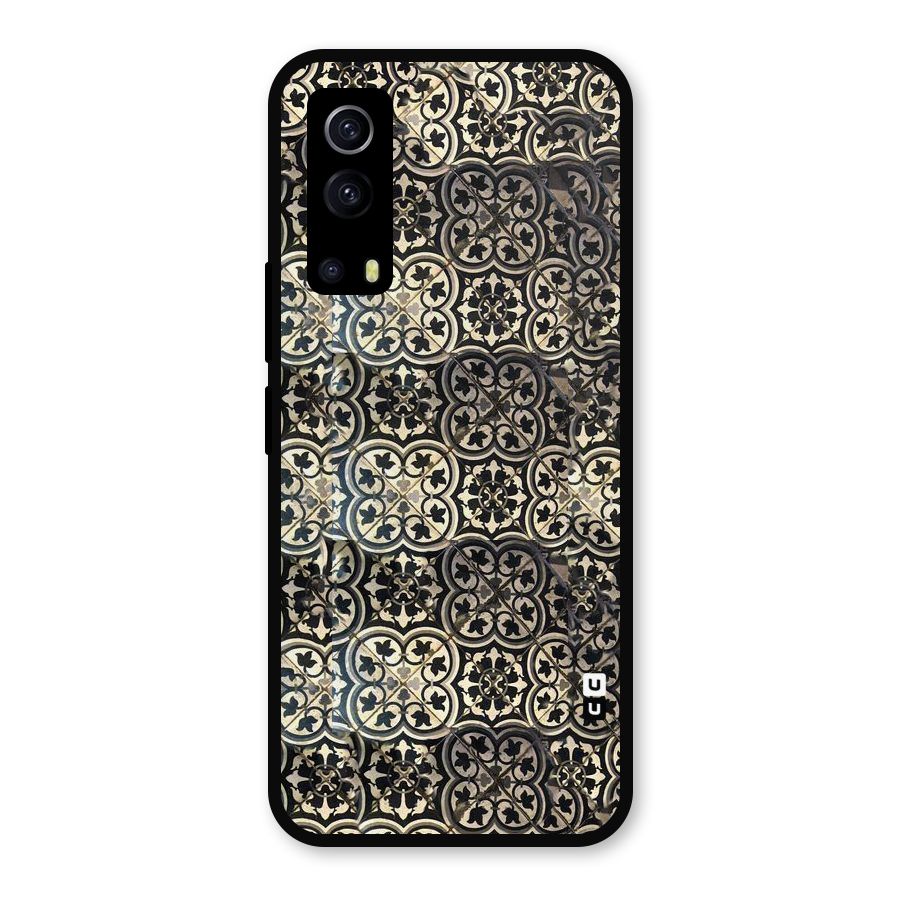 Abstract Tile Metal Back Case for iQOO Z3