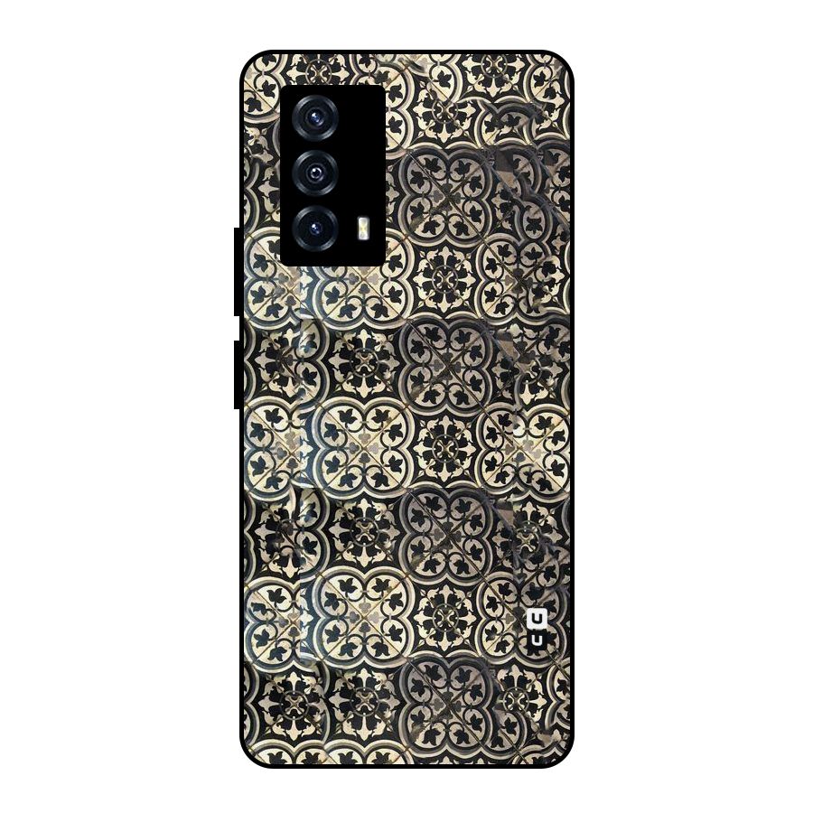 Abstract Tile Metal Back Case for iQOO Z5