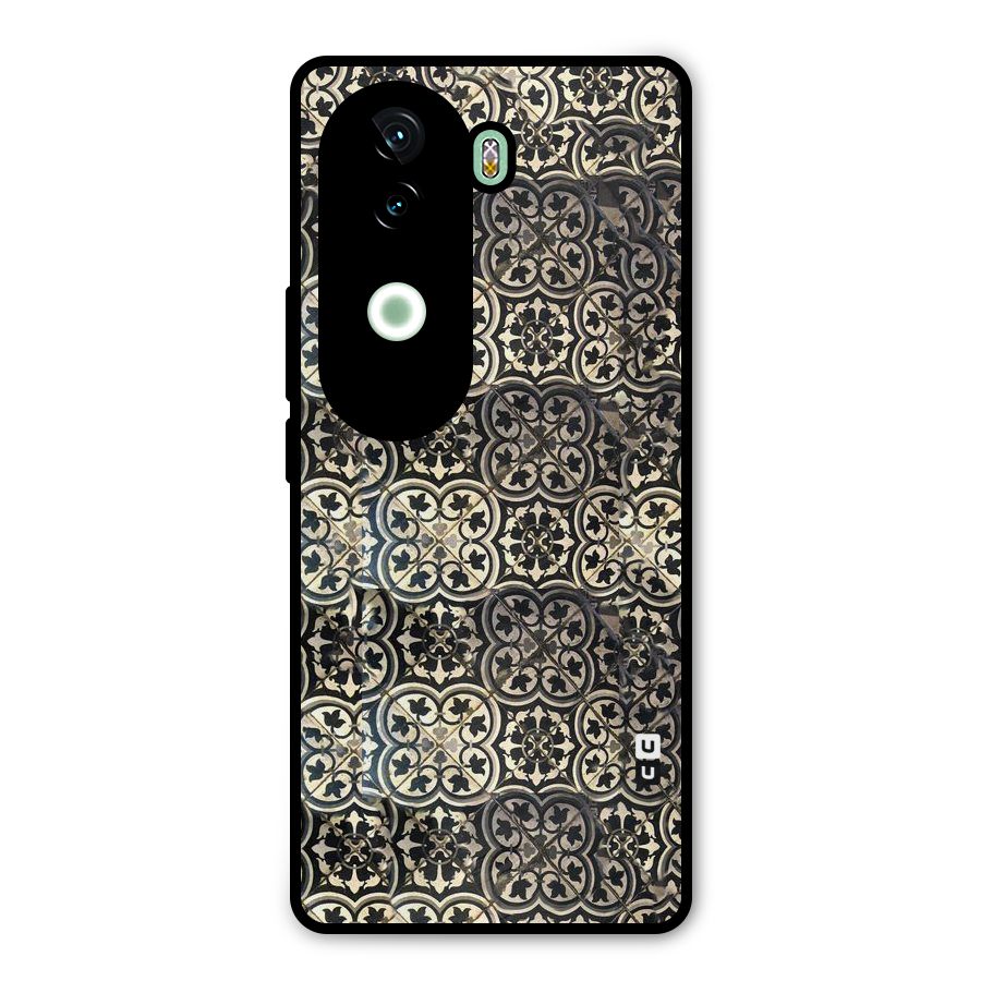 Abstract Tile Metal Back Case for iQOO Z9s