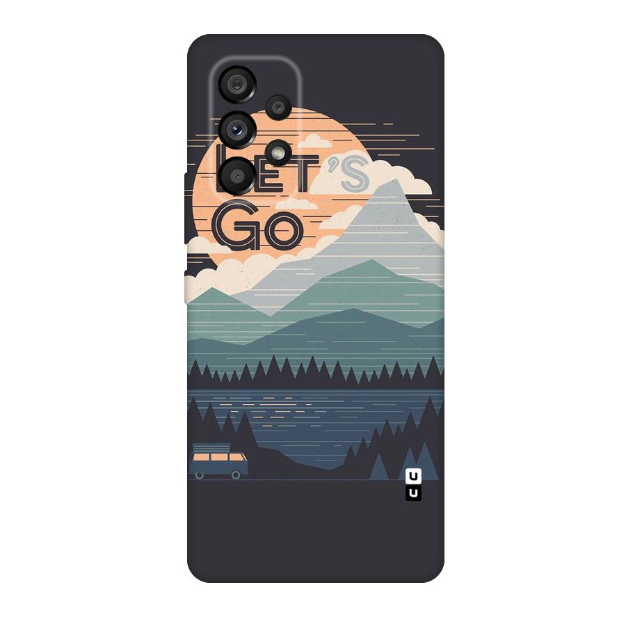 Abstract Travel Original Polycarbonate Back Case for Galaxy A53 5G