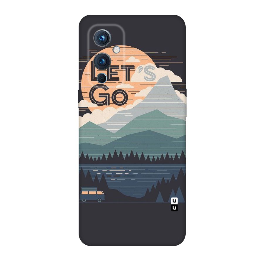 Abstract Travel Original Polycarbonate Back Case for OnePlus 9