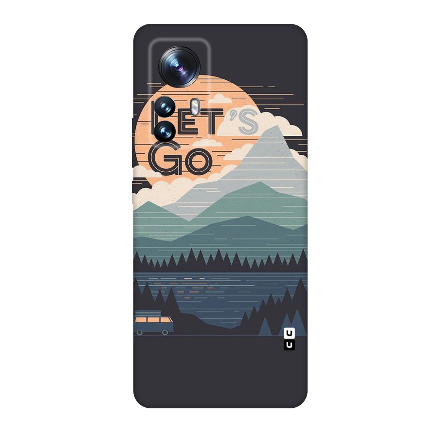 Abstract Travel Original Polycarbonate Back Case for Xiaomi 12 Pro
