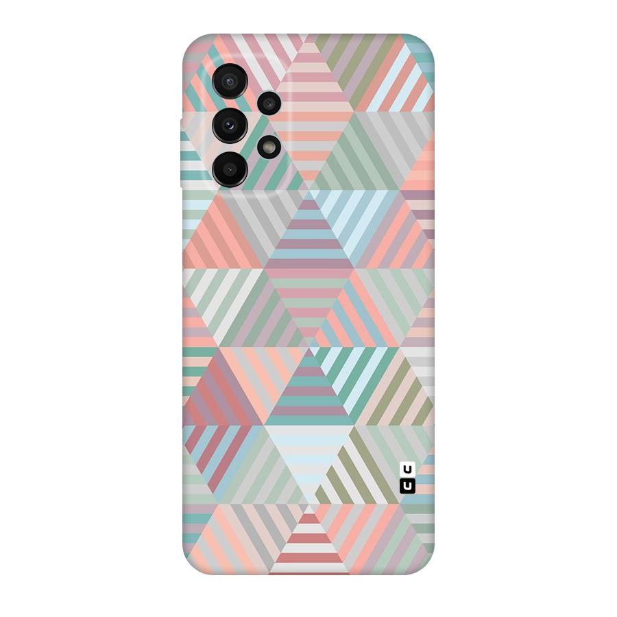 Abstract Triangle Lines Original Polycarbonate Back Case for Galaxy A23