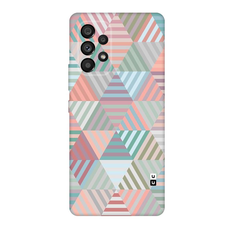Abstract Triangle Lines Original Polycarbonate Back Case for Galaxy A53 5G
