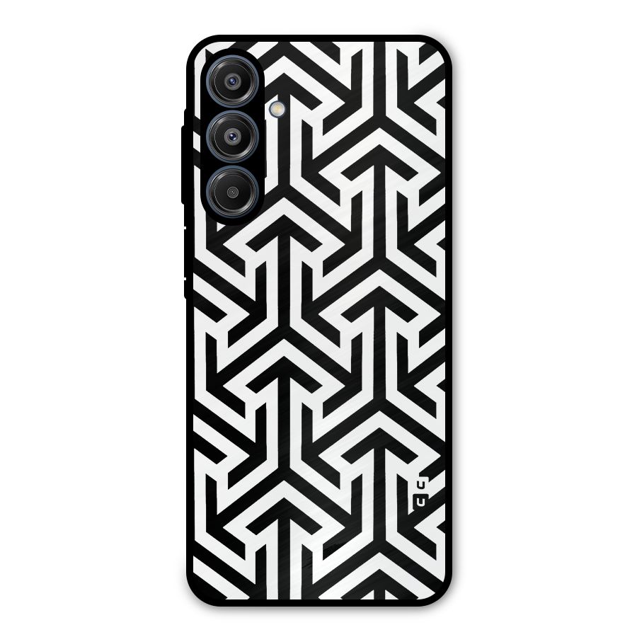 Abstract Triple Arrows Metal Back Case for Galaxy A16 5G