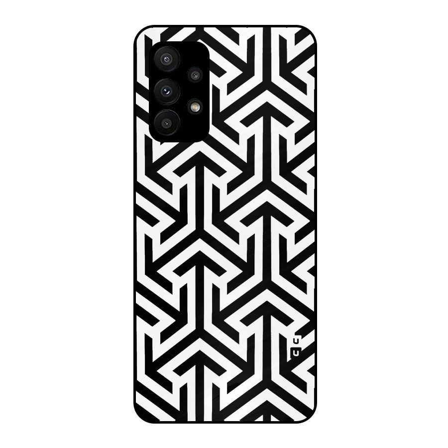 Abstract Triple Arrows Metal Back Case for Galaxy A23