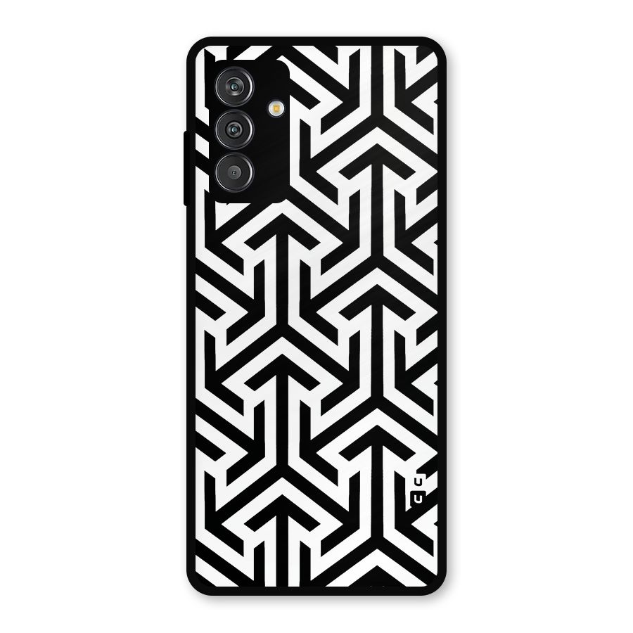 Abstract Triple Arrows Metal Back Case for Galaxy F13