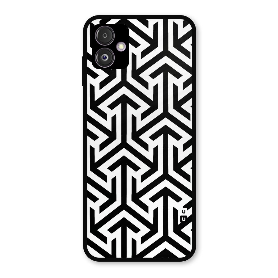 Abstract Triple Arrows Metal Back Case for Galaxy F14