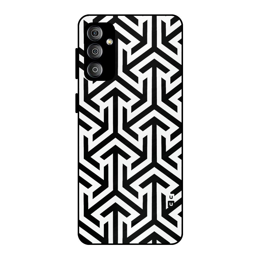 Abstract Triple Arrows Metal Back Case for Galaxy F23