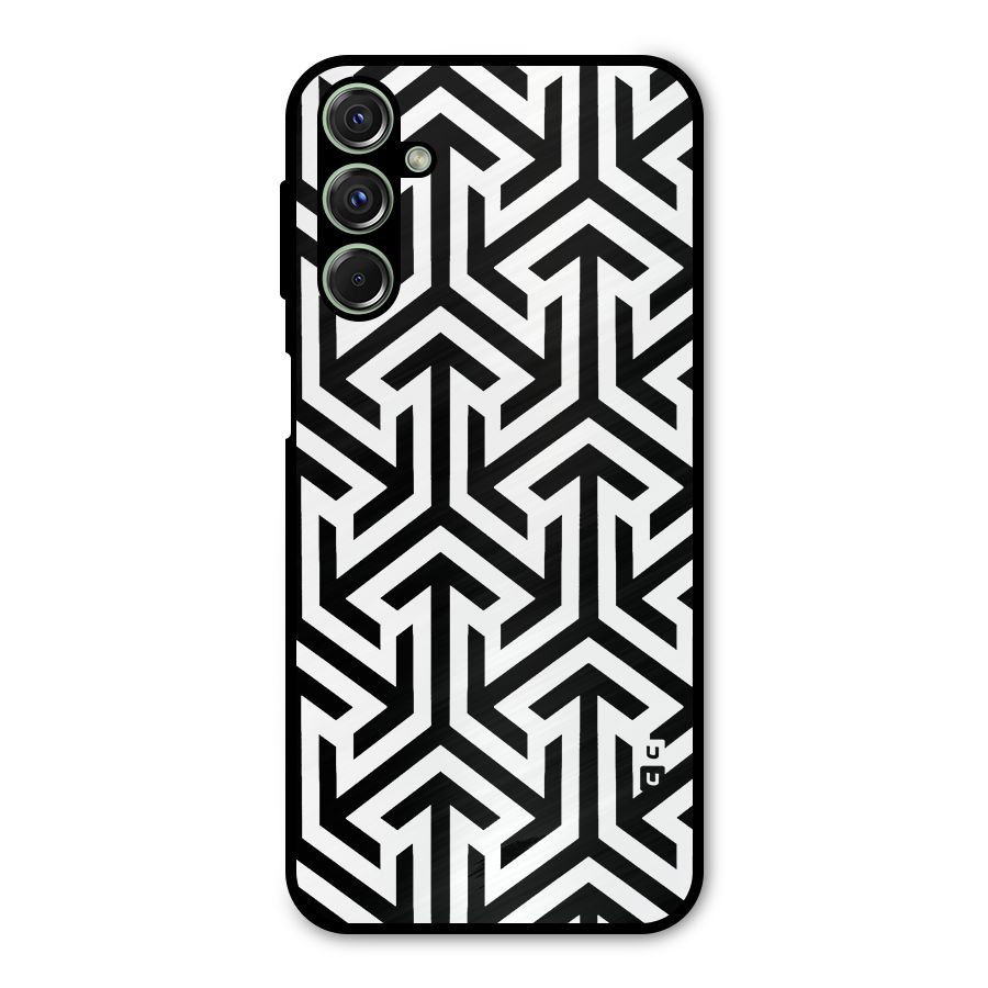 Abstract Triple Arrows Metal Back Case for Galaxy M34